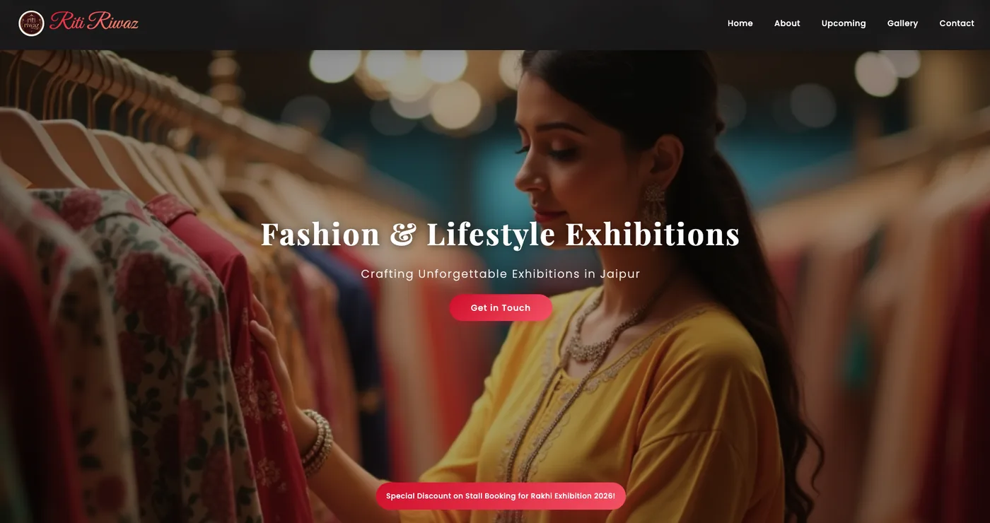 The Riti Riwaz Exhibition website